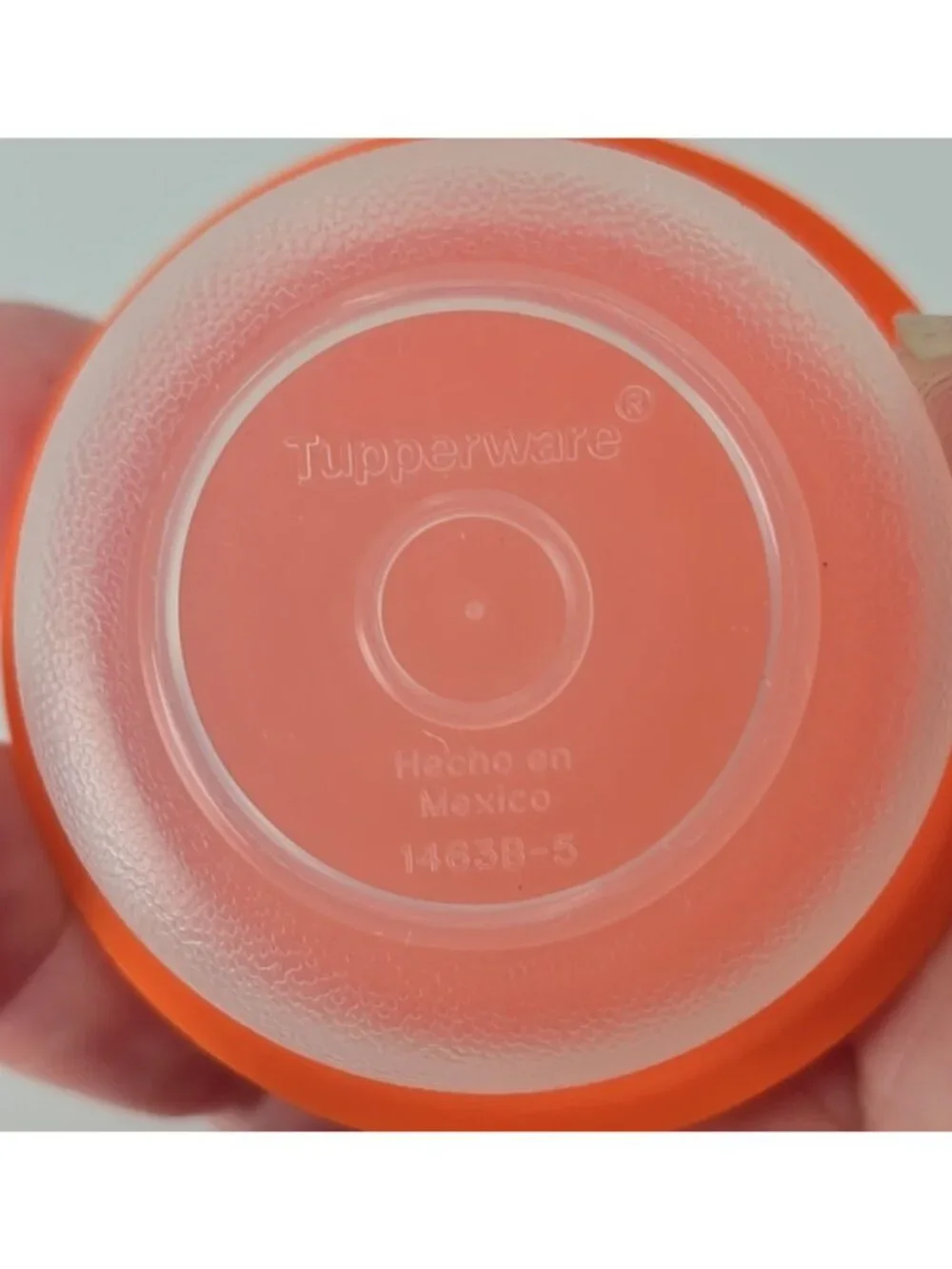 Tupperware Lot of 7 Smidgets Orange Lids 1 oz. Lunch Purse Medicine Vitamins